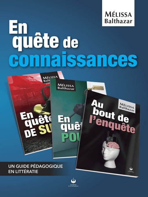 Title details for En quête de connaissances by Mélissa Balthazar - Available